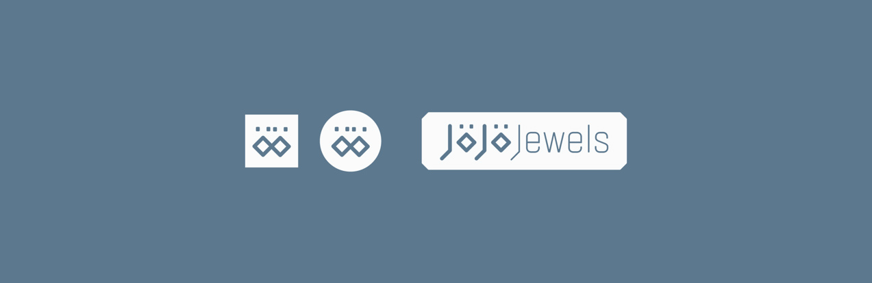 ident_jojo_logo_versiones_neg diseño de versiones de logo de jojo jewels