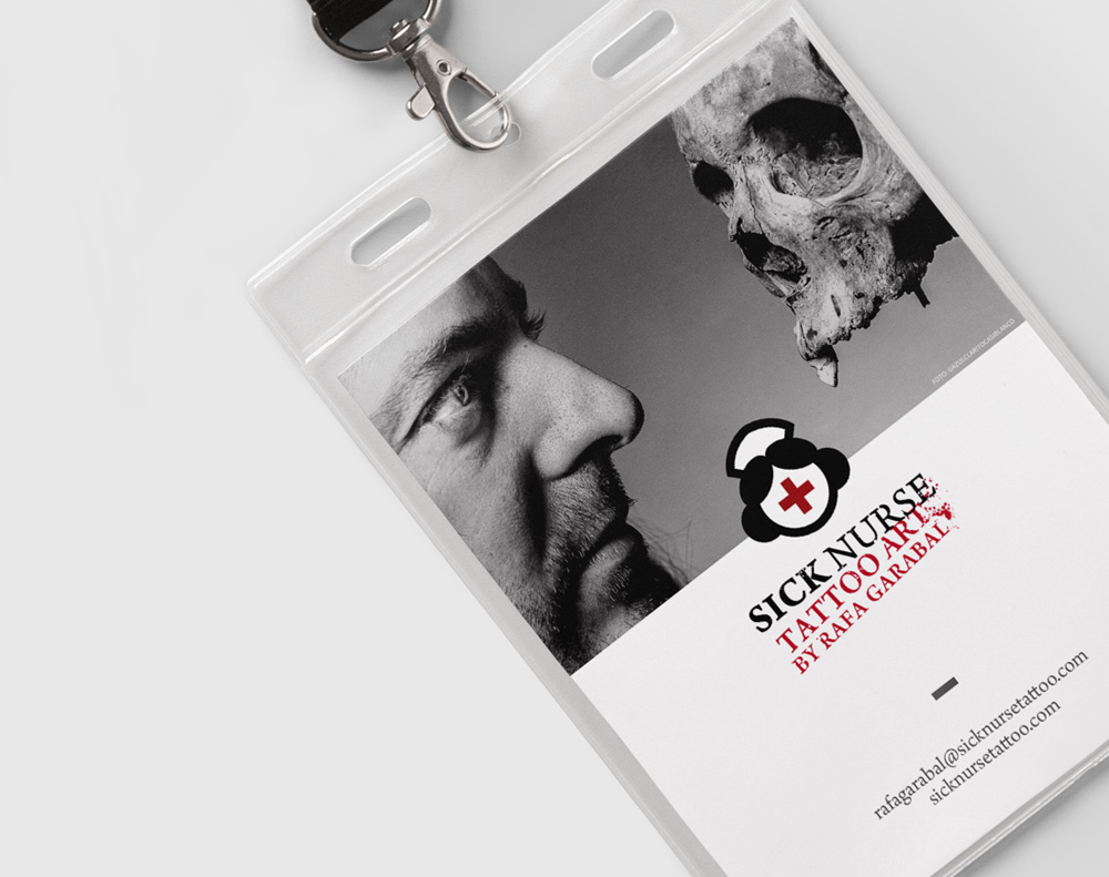 diseño de acreditación para Sick Nurse Tattoo