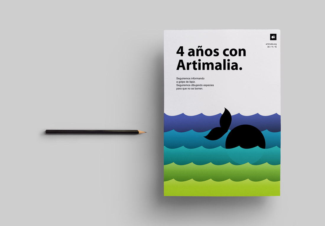 ©All rights reserved - Minimizan diseño de cartel para Artimalia
