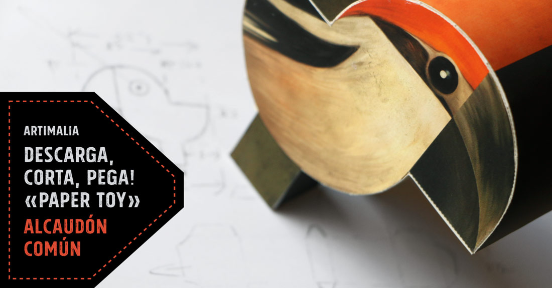 ©All rights reserved - Minimizan diseño de paper toy para Artimalia