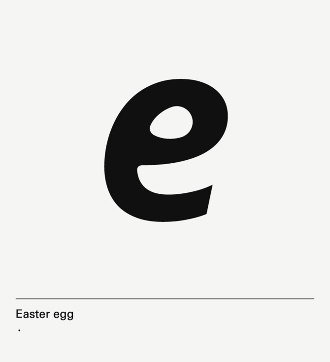 Alphabet design by Minimizán diseño de lámina Alphabet by Minimizán letra E