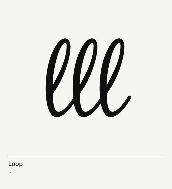 Alphabet design by Minimizán diseño de lámina Alphabet by Minimizán letra L