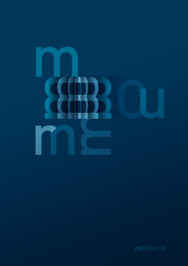 print_typo_melbourne diseño de poster para NEUE Show Us Your Type ciudad Melbourne