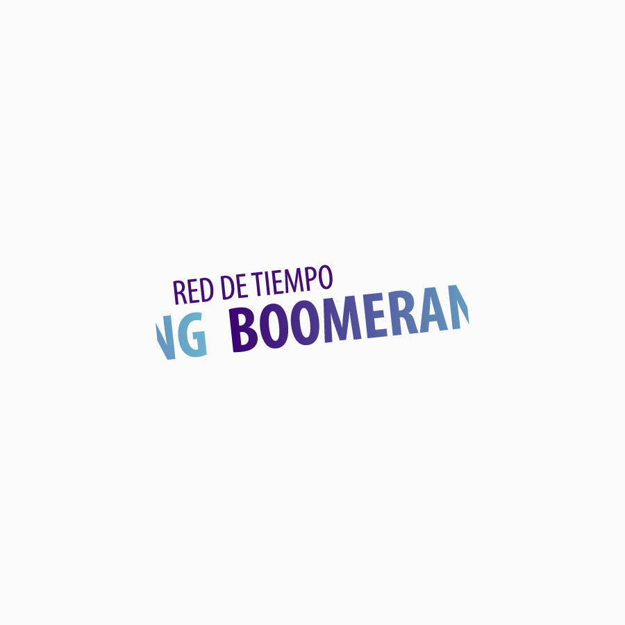 diseño de logotipo de Red de Tiempo Boomerang