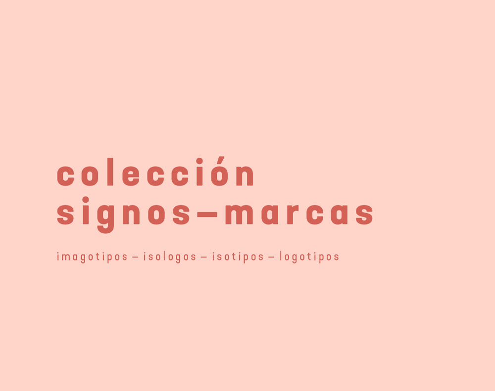 imagen tipográfica de colección de logotipos diseñados