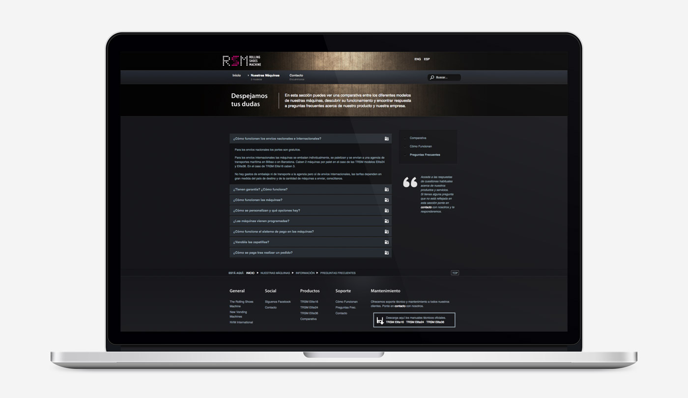 tienda_online_rsm_faqs diseño de tienda online sección FAQs para RSM