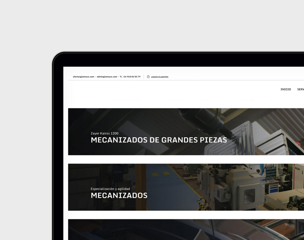 Disño y programación de página web para LAMUCE